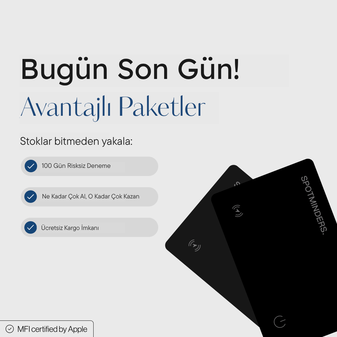 SPOTMINDERS. Takip Kartı