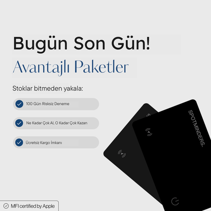 SPOTMINDERS. Takip Kartı
